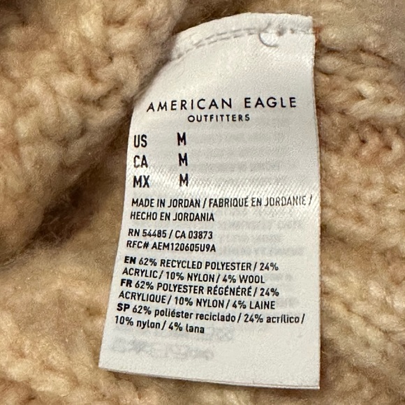American Eagle cable knit sweater, Medium - Picture 4 of 5